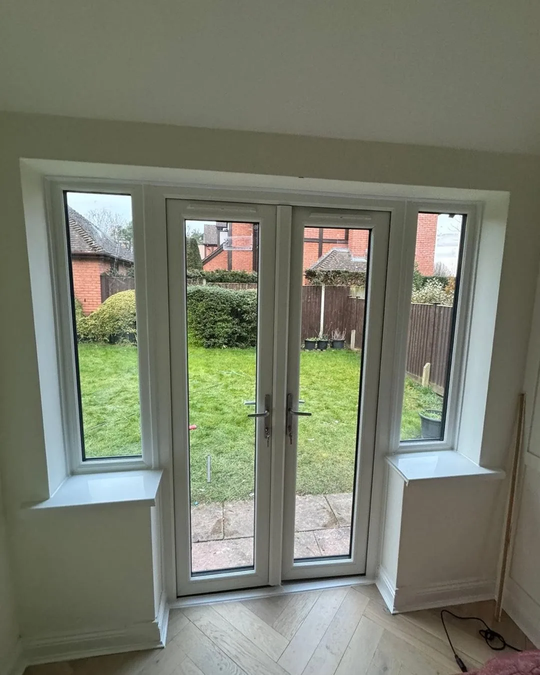 New uPVC entrance door